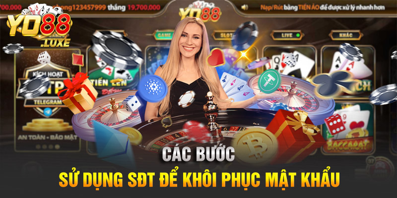 Các bước sử dụng SĐT để khôi phục mật khẩu