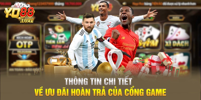 Thông tin chi tiết về ưu đãi hoàn trả của cổng game